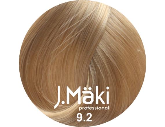 J.Maki Professional, Vopsea permanenta 9.2/Blond perlat foarte deschis, 60ml