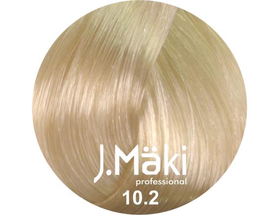 J.Maki Professional, Vopsea permanenta 10.2/Blond perlat extra deschis, 60ml