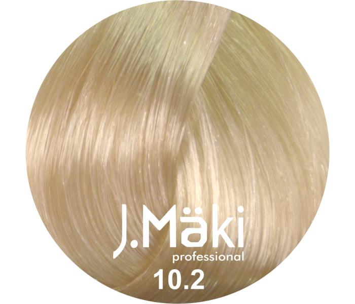 J.Maki Professional, Vopsea permanenta 10.2/Blond perlat extra deschis, 60ml
