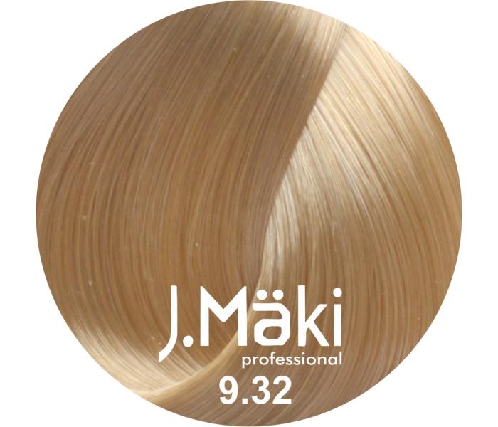 J.Maki Professional, Vopsea permanenta 9.32/Blond bej foarte deschis, 60ml