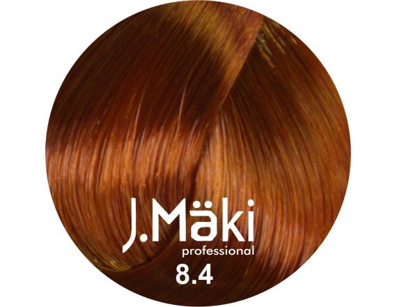 J.Maki Professional, Vopsea permanenta 8.4/Blond cupru deschis, 60ml