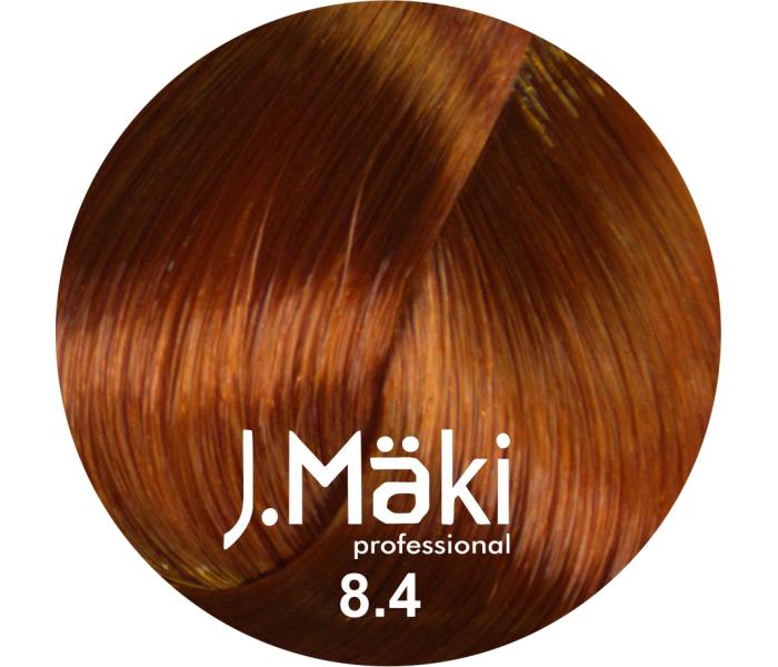 J.Maki Professional, Vopsea permanenta 8.4/Blond cupru deschis, 60ml