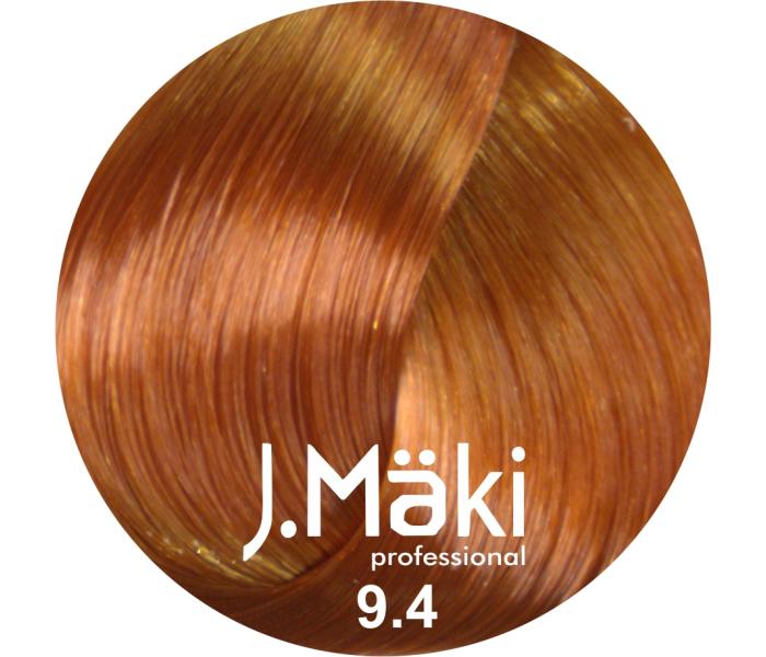 J.Maki Professional, Vopsea permanenta 9.4/Blond cupru foarte deschis, 60ml