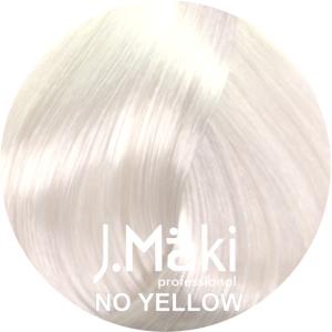 J.Maki Professional, Toner No Yellow 10.7/Blond ultra deschis fara tonuri galbene, Fara Amoniac, 60ml