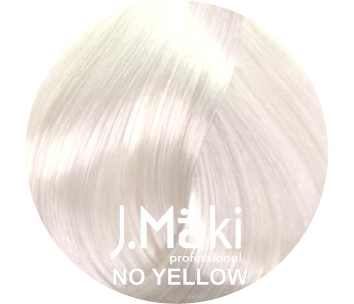 J.Maki Professional, Toner No Yellow 10.7/Blond ultra deschis fara tonuri galbene, Fara Amoniac, 60ml