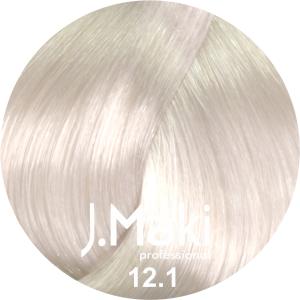 J.Maki Professional, Vopsea permanenta 12.1/Blond cenusiu super deschis, Super Blond, 60ml