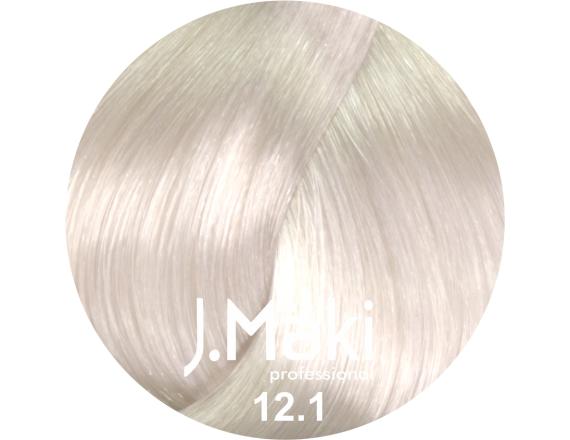 J.Maki Professional, Vopsea permanenta 12.1/Blond cenusiu super deschis, Super Blond, 60ml