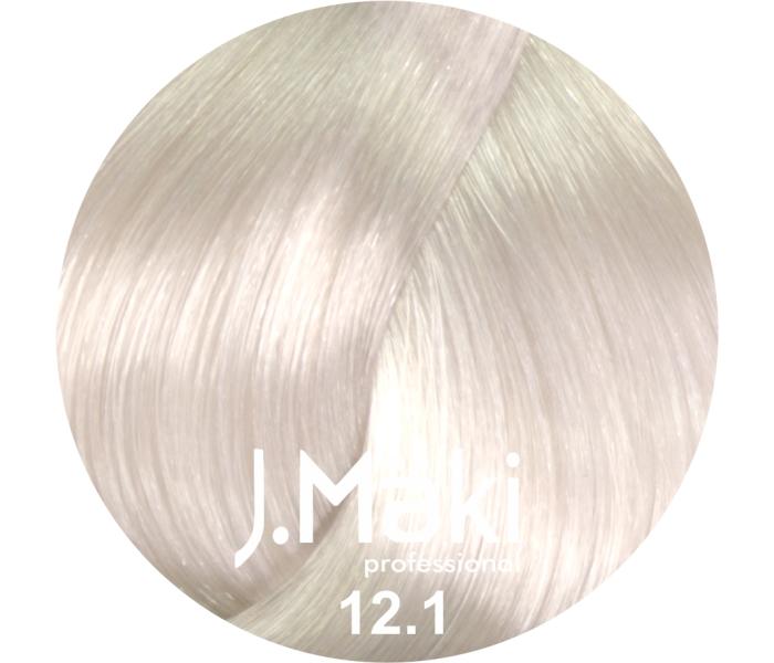 J.Maki Professional, Vopsea permanenta 12.1/Blond cenusiu super deschis, Super Blond, 60ml