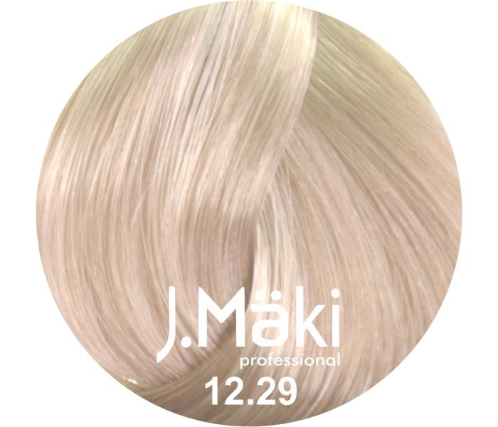 J.Maki Professional, Vopsea permanenta 12.29/Blond perlat cenusiu super deschis, Super Blond, 60ml