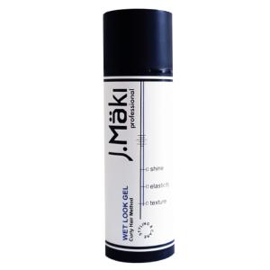 J.Maki Professional Care & Styling Wet Look Gel, Curly Hair Method, Gel Cu Fixare Medie, 150ml