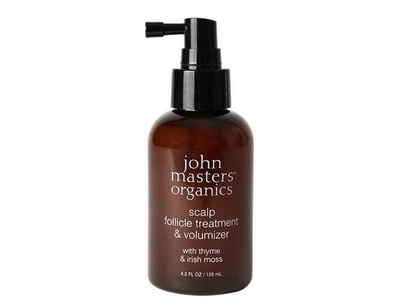 Tratament pentru par si scalp John Masters Organics Thyme & Irish Moss, Par fin/rar/tratat chimic, 125ml