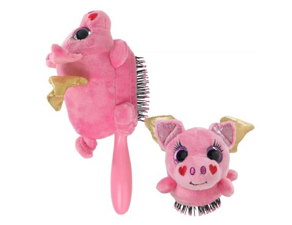 Perie pentru par Wet Brush Plush Brush Flying Pig