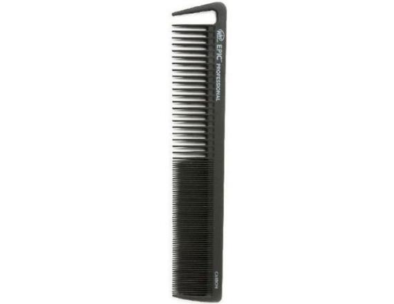 Pieptan Wet Brush Epic Professional Carbon Dresser Comb With Hook Black