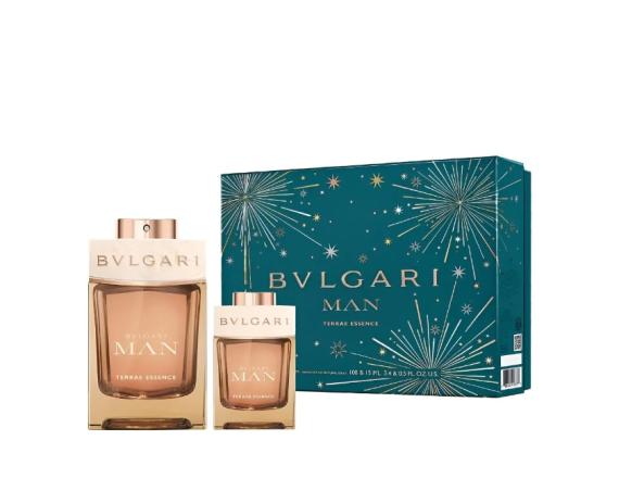Set Bvlgari Man Terre Essence, Barbati, Eau De Parfum 100ml + Eau De Parfum 15ml