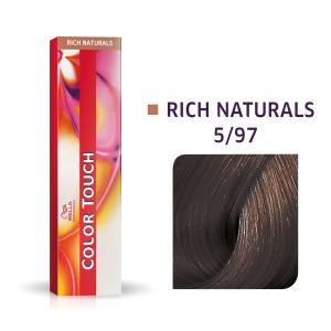 Vopsea semipermanenta Wella Professionals Color Touch 5/97, Castaniu Deschis Perlat Castaniu, 60ml