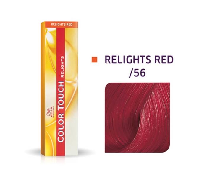 Vopsea semipermanenta Wella Professionals Color Touch Relights /56, Rosu Violet, 60ml
