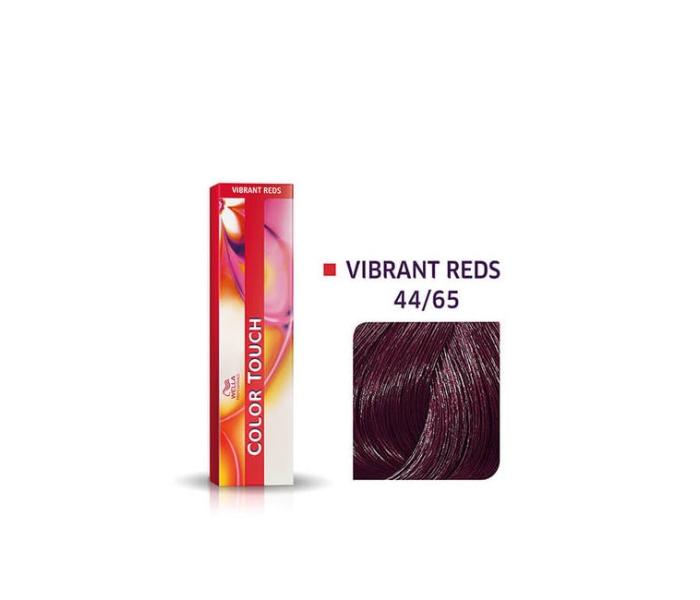Vopsea semipermanenta Wella Professionals Color Touch 44/65, Castaniu Mediu Intens Violet Mahon, 60ml