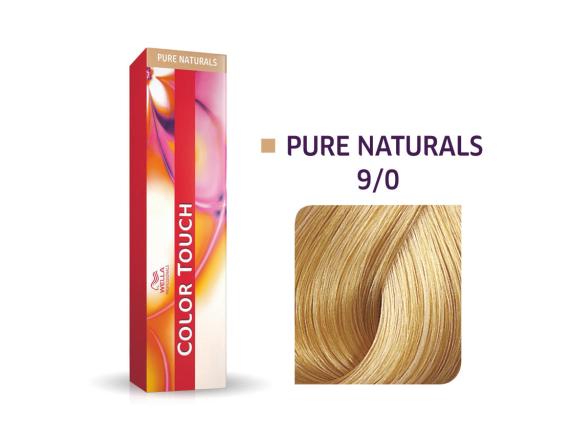 Vopsea semipermanenta Wella Professionals Color Touch 9/0, Blond Luminos Natural , 60ml