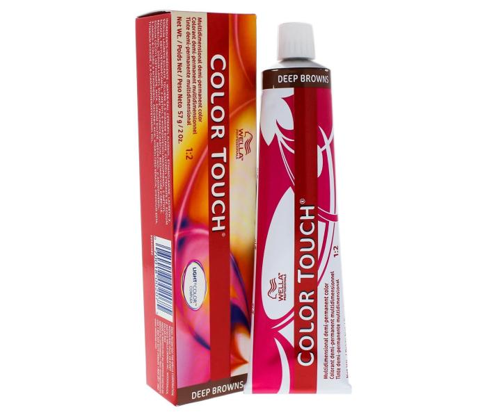 Vopsea semipermanenta Wella Professionals Color Touch 5/75, Castaniu Deschis Castaniu Mahon, 60ml