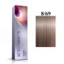 Vopsea permanenta Wella Professionals Illumina Color 8/69, Blond Deschis Perlat Violet, 60ml
