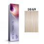 Vopsea permanenta Wella Professionals Illumina Color 10/69, Blond Luminos Deschis Perlat Violet, 60ml