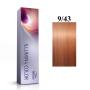 Vopsea permanenta Wella Professionals Illumina Color 9/43, Blond Luminos Aramiu Auriu, 60ml