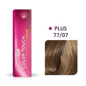 Vopsea semipermanenta Wella Professionals Color Touch 77/07, Blond Mediu Intens Natural Castaniu, 60ml