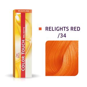 Vopsea semipermanenta Wella Professionals Color Touch Relights /34, Portocaliu, 60ml