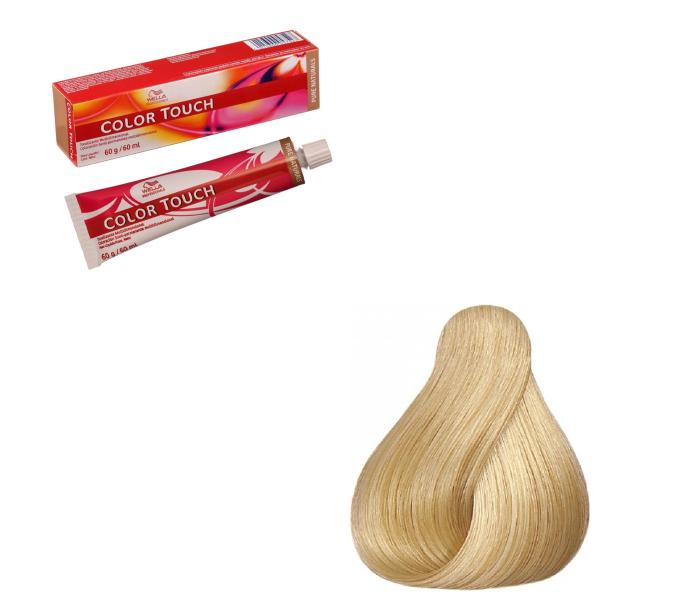 Vopsea semipermanenta Wella Professionals Color Touch 9/01, Blond Luminos Natural Cenusiu, 60ml