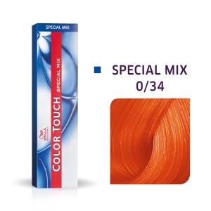 Vopsea semipermanenta Wella Professionals Color Touch 0/34, Auriu Rosu, 60ml