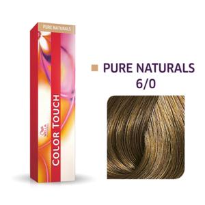 Vopsea semipermanenta Wella Professionals Color Touch 6/0, Blond Inchis, 60ml