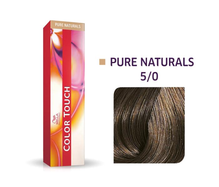 Vopsea semipermanenta Wella Professionals Color Touch 5/0, Castaniu Deschis, 60ml