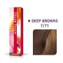 Vopsea semipermanenta Wella Professionals Color Touch 7/71, Blond Mediu Castaniu Cenusiu, 60ml