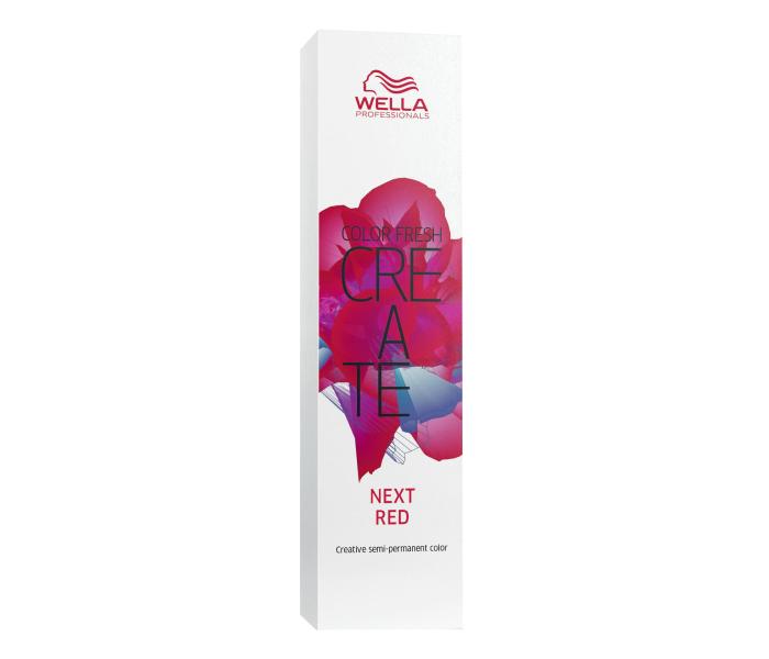 Vopsea semipermanenta Wella Professionals Color Fresh Create Next Red, Rosu, 60ml