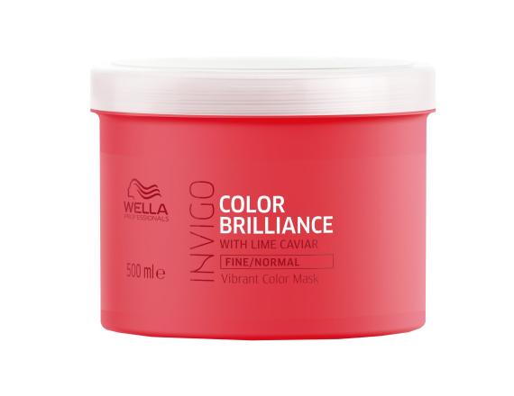 Masca pentru par fin/normal vopsit Wella Professionals Invigo Color Brilliance, 500ml