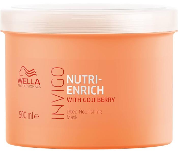 Masca pentru par uscat si deteriorat Wella Professionals Invigo Nutri Enrich, 500 ml