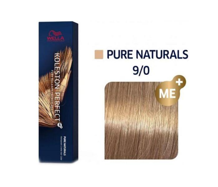 Vopsea permanenta Wella Professionals Koleston Perfect 9/0, Blond Luminos Natural, 60ml