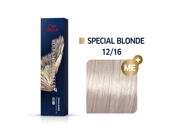 Vopsea permanenta Wella Professionals Koleston Perfect 12/16, Blond Special Cenusiu Violet, 60ml