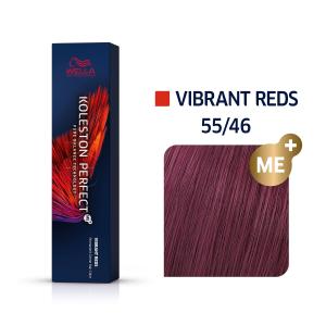 Vopsea permanenta Wella Professionals Koleston Perfect 55/46, Castaniu Deschis Intens Rosu Violet, 60ml
