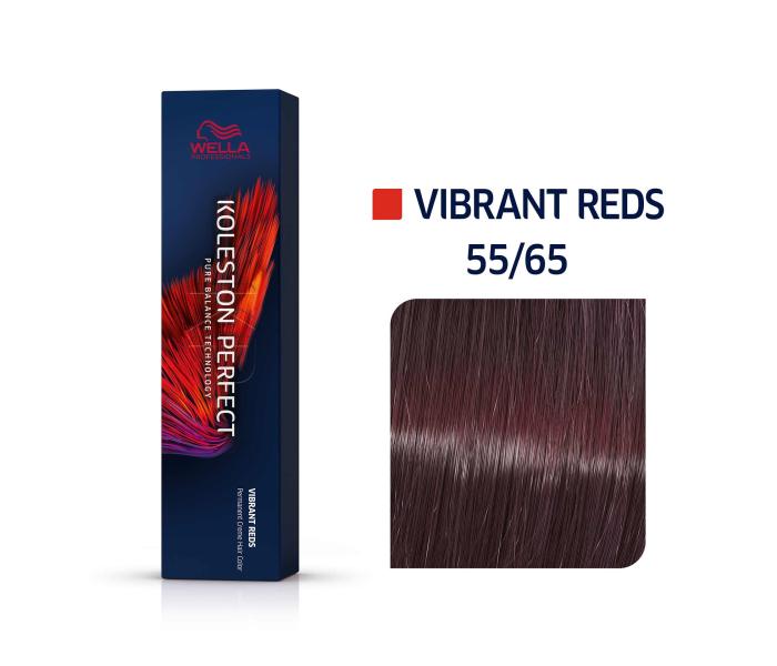 Vopsea permanenta Wella Professionals Koleston Perfect 55/65, Castaniu Deschis Intens Violet Mahon, 60ml
