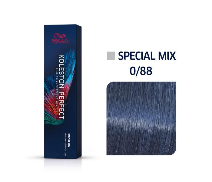 Vopsea permanenta Wella Professionals Koleston Perfect 0/88, Albastru, 60ml