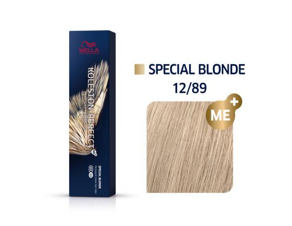 Vopsea permanenta Wella Professionals Koleston Perfect 12/89, Blond Special Albastru Perlat, 60ml