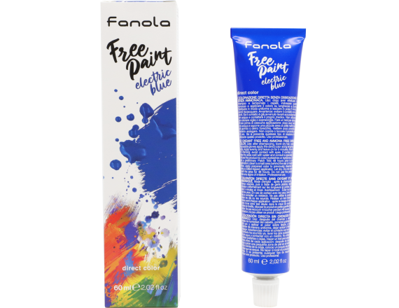 Vopsea semipermanenta Fanola Free Paint Electric Blue, 60ml