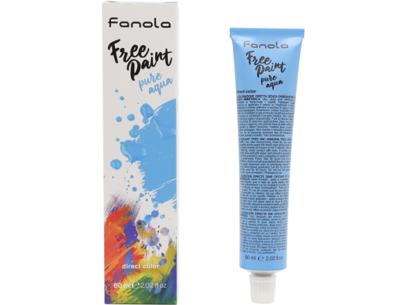 Vopsea semipermanenta Fanola Free Paint Pure Aqua, 60ml