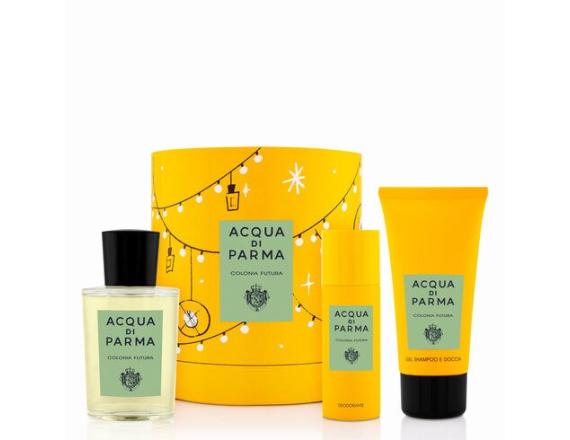 Acqua Di Parma M. Colonia Futura Set: Eau De Colonia 100 Ml + Hair & Shower Gel 75 Ml + Deo Spray 75 Ml
