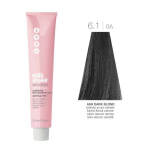 Vopsea semi-permanenta Milk Shake Smoothies 6.1|6A, Blond Inchis Cenusiu, 100ml