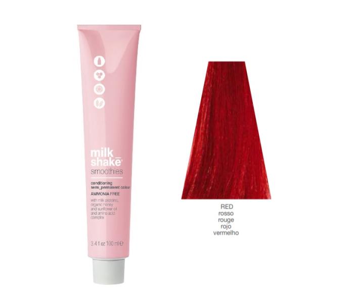 Vopsea semi-permanenta Milk Shake Smoothies, Rosu, 100ml