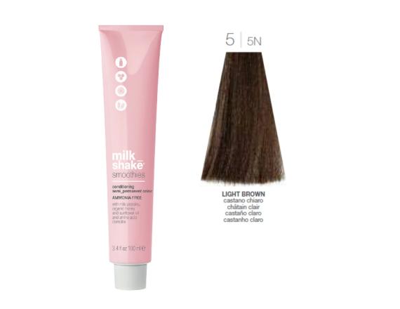 Vopsea semi-permanenta Milk Shake Smoothies 5|5N, Castaniu Deschis Natural, 100ml