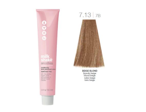 Vopsea semi-permanenta Milk Shake Smoothies 7.13|7B, Blond Bej, 100ml