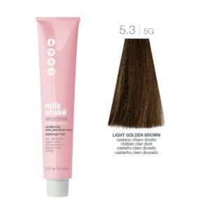 Vopsea semi-permanenta Milk Shake Smoothies 5.3|5G, Castaniu Deschis Auriu, 100ml